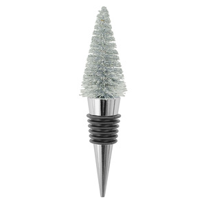 Christmas Tree Wine Stopper Metal Ribbed Closure For Wine Bottles - Product Image 1