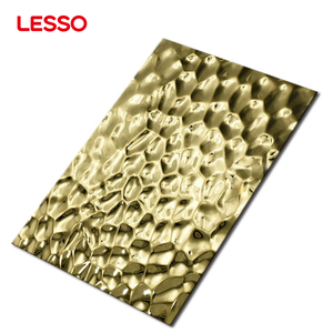 แผ่นสแตนเลส <span class=keywords><strong>LESSO</strong></span> 304 201 316 ลายคลื่นน้ำ สำหรับตกแต่ง แผงตกแต่ง โรงแรม งานวิศวกรรม - Product Image 1