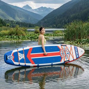 Tabla de <span class=keywords><strong>SUP</strong></span> Inflable Tourus de 11 Pies y 6 Pulgadas, Resistente, con Tecnología de Costuras de Alta Resistencia, Personalizable - Product Image 1