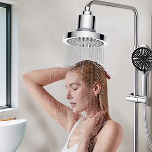 Modern High <strong>Pressure</strong> Filtered <strong>Shower</strong> <strong>Head</strong> 6 Inch Single Outlet-Removes Chlorine Impurities Improves Skin Hair Health <strong>Shower</strong> Room - Product Image 6