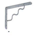 TABOGA 18 cm gris soporte de estante conectores y soportes de estante producto - Product Image 1