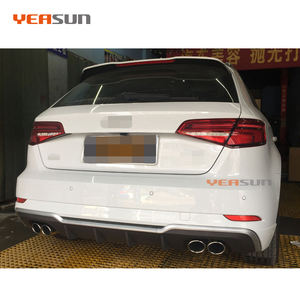 ตัวกระจายแสงด้านหลังสไตล์ S3สำหรับรถยนต์ <span class=keywords><strong>Audi</strong></span> <span class=keywords><strong>A3</strong></span> 2016 2017 <span class=keywords><strong>2018</strong></span> 2019 2020 hatchback <span class=keywords><strong>Sline</strong></span> - Product Image 6