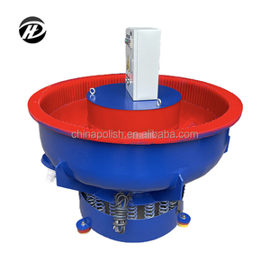 Machine de polissage automatique vibratoire à moteur continu HengDa 300L 3.7kW pour finition de tôles d'acier - Product Image 4