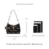Sac à bandoulière Hobo en PU à motif géométrique avec fermeture éclair pour femme – Collection 2026