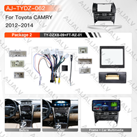 Pantalla Android de 12.3 Pulgadas para Auto con DSP, GPS y RGB para Camry 2012-2014, Instalación Estéreo, Panel de Acabado, Arnés de Cableado, Decodificador Canbus