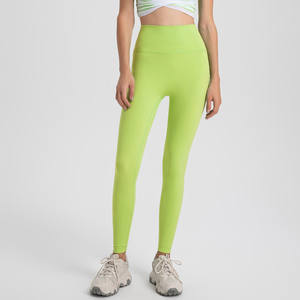 Vêtements de sport actifs en nylon et élasthanne à taille haute avec logo personnalisé 2026, vêtements de sport de fitness, pantalon de yoga - Product Image 2