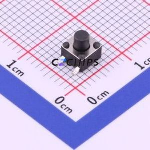 UK-B0206-G5-250-JZ Tactile Switch SMD-4P,4.5x4.5mm Switch Single Pole Single Throw Round Button 2.5N Vertical Mount - Product Image 1