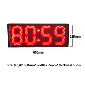 Temporizador LED de 8 Pulgadas y 4 Dígitos con Pantalla de Doble Cara, Recargable, con Intervalos de 3 Minutos, para Correr y Caminar - Product Image 5