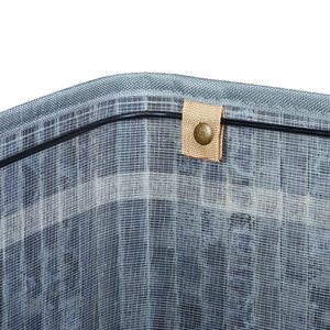 Panier à linge en bambou avec couvercle, sacs à linge assortis, sacs à linge en coton lavables - Product Image 5