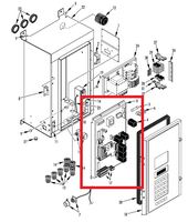 Pièce de rechange Sinoclima : Carte de relais en plastique 45-2010 pour unité de réfrigération Thermo King MP3000, pièces de reefer