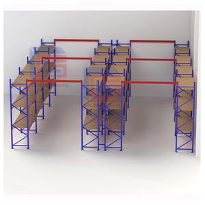 מערכת מדפים למחסן בעלת קיבולת גבוהה, עשויה פלדה חזקה לאחסון כבד. - Product Image 5