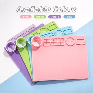 Tappetino in Silicone per Pittura Lavabile e Riutilizzabile, Antiaderente, per Bambini dai 2 ai 14 Anni, Set di Giocattoli per Disegno e Pittura, Personalizzabile - Product Image 4