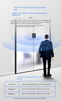 XZJ 8mm verre intelligent Ultra-mince Design moderne 3D empreinte digitale Anti-Peep mot de passe télécommande Via APP pour hôtels prise batterie