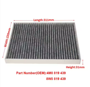 Filter udara kabin PM2.5 kualitas tinggi pabpab81943900 for for untuk AUDI PORSCHE BENTLEY A4 A5 B9 A6 C8 A7 Q5 - Product Image 3