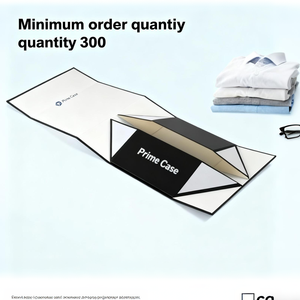 Thời Trang Quần Áo Giày Quà Tặng Bao Bì Hộp Sang Trọng Vàng Logo Các Tông Màu Đỏ Thêm Lớn Gấp Từ Tùy Chỉnh Khởi Động Hộp Với Xử Lý - Product Image 5