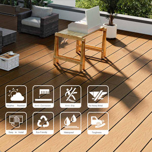 Tarima de WPC Impermeable Fácil de Instalar, Ecológica y Resistente al Fuego para Uso en Exteriores, Jardines y Parques - Product Image 4