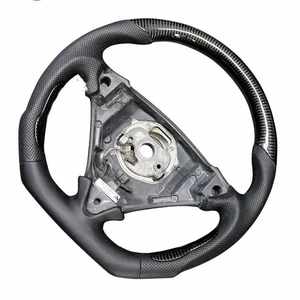 Volante personalizzato in fibra di carbonio per <span class=keywords><strong>Porsche</strong></span> Panamera Cayenne Macan 2019 2018 nuovo interruttore tergicristallo incluso - Product Image 4