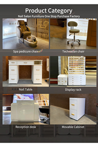 Table de Manucure Moderne de Luxe pour <span class=keywords><strong>Salon</strong></span>, Mobilier de Technicien Portable pour Onglerie, Idéale pour <span class=keywords><strong>Salon</strong></span> de Beauté, Chambre et <span class=keywords><strong>Salon</strong></span> - Product Image 2