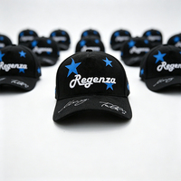 Casquettes de baseball structurées en daim avec patch étoile et logo personnalisé, originales du fabricant, tendance et personnalisables