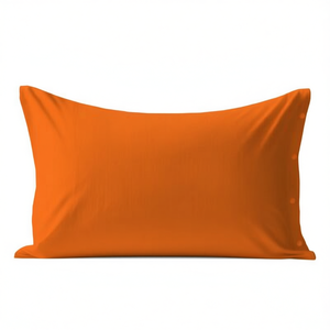 <b>Pillowcase</b> 100% Cotton Orange German Size 80x80cm - Product Image 3