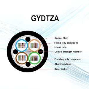 <span class=keywords><strong>Cable</strong></span> de <span class=keywords><strong>Fibra</strong></span> <span class=keywords><strong>Óptica</strong></span> de 48 Núcleos GYDTZA para Exteriores, Fabricación Hongan, Venta al Por Mayor, para Infraestructura de Redes - Product Image 2