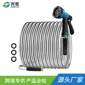 Flexible Water Hose Stainless Steel Garden Hose With Multi Nozzle Spraying For Garden Use - Product Image 3