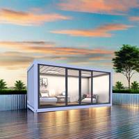 Maison préfabriquée économique de 20 pieds, maison conteneur en acier léger, maisons modulaires modernes de 40 pieds, mini-maison préfabriquée en conteneur