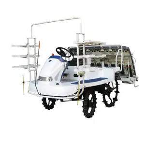 High Efficiency Rice Transplanter Agriculture Machine 6 Rows Riding Type Rice Transplanter Rice Planter Paddy Planting Machine