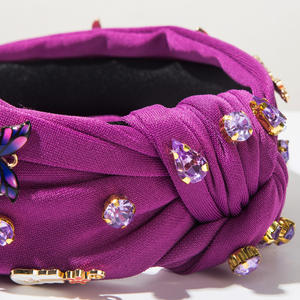 Serre-tête Diamanté pour Femme, Thème Festival de Musique, Personnalisé Guitare & Rouge à Lèvres, Accessoire de Coiffure - Product Image 6