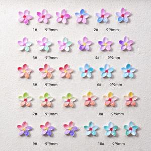 Nouveaux autocollants pour ongles en résine transparente motif marguerite à cinq pétales, pour coques de téléphone DIY, pinces à cheveux, accessoires et breloques pour nail art - Product Image 3