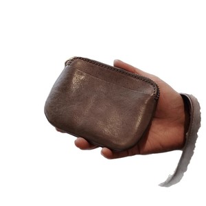 Vintage Japanese Style <b>Mini</b> Coin Purse PU Soft Leather Slim Lipstick <b>Pouch</b> Portable Card Holder Clutch Wholesale - Product Image 2