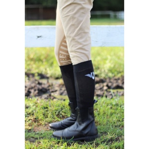 TD TuffRider stivali Paddock Starter da donna in pelle sintetica con cerniera frontale per l'equitazione - Product Image 3