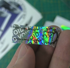 custom holo warranty void stickers - Product Image 1