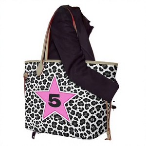 Sac fourre-tout personnalisé Madam Simple et polyvalent en camouflage blanc, portefeuille en cuir PU, sacs à main durables à imprimé nuage, doublure en polyester, 2 pièces - Product Image 3