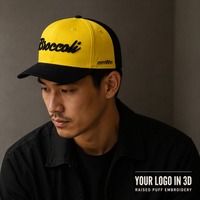 Casquette de baseball sportive personnalisée Highfly OEM en sergé à pois, broderie 3D en relief, casquette snapback bicolore pour commandes en gros de marchandises de marque