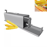 Machine à découper les pommes de terre en spirale électrique, machine à tornade pour des frites en spirale parfaites en quelques secondes/machine à découper les pommes de terre en spirale pour hot-dogs