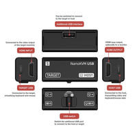 Carte d'acquisition NanoKVM USB pour opération et maintenance, double interface, clavier et souris virtuels, contrôle Web pour commutateur en boucle