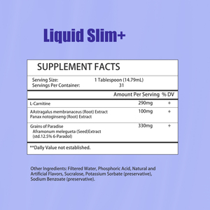 Líquido Oral Adelgazante Directo de Fábrica con L-Carnitina, Apoya el Metabolismo de las Grasas, Ayuda a Mejorar la Concentración Mental - Product Image 2
