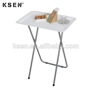 Livingroom <span class=keywords><strong>da</strong></span> <span class=keywords><strong>esterno</strong></span> pieghevole caffè giardino campeggio Picnic pieghevole tavolo quadrato <span class=keywords><strong>in</strong></span> metallo con vassoio <span class=keywords><strong>in</strong></span> <span class=keywords><strong>plastica</strong></span> T0408A - Product Image 2