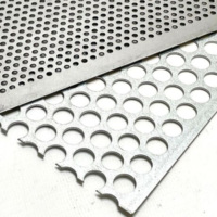 Tôle perforée en acier inoxydable 304/316 de 1 mm d'épaisseur, plaque perforée en aluminium, tôle perforée décorative en métal