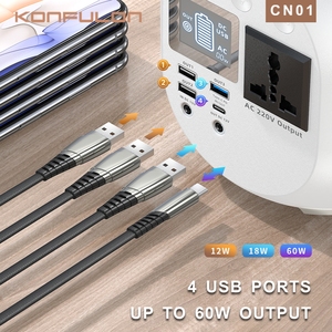 Konfulon 2025 Tốt Nhất Người Bán 200W 60000MAh Công Suất Cao Xách Tay Điện Trạm UPS Với Đa Trong/outs Và Đèn Pin LED Hiển Thị - Product Image 6