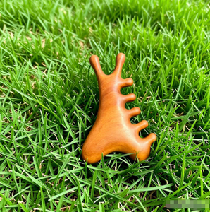 หวีนวดไม้จันทน์เขียวแบบพกพาอเนกประสงค์สี่ในหนึ่งเดียวของใช้ในครัวเรือน - Product Image 5