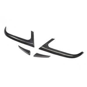 4PCS/SET Ventilateurs de pare-chocs arrière en fibre de carbone pour <span class=keywords><strong>Mercedes</strong></span> Classe CLA C117 <span class=keywords><strong>AMG</strong></span> CLA45 14-15 (Convient à: CLA45 <span class=keywords><strong>AMG</strong></span>) - Product Image 6