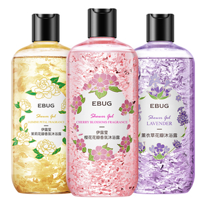 เจลอาบน้ำสูตรทำความสะอาดและสดชื่น กลิ่นมะลิ เชอร์รี่ ลาเวนเดอร์ แบรนด์ส่วนตัว EBUG - Product Image 1