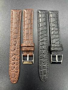 Correa de Reloj de Cuero de Becerro con Grano de Cocodrilo Repujado, Suave y de Primera Calidad, en Varios Colores, con Forro de Nubuck Suave, Disponible en Todas las Tallas - Product Image 4