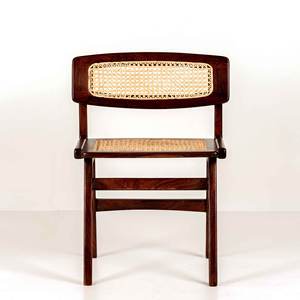 Chaise de restaurant en bois naturel artisanal avec structure en bois massif de qualité supérieure pour usage résidentiel et commercial - Product Image 3
