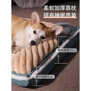 Dog mat, dog sleeping mat, cat winter warm dog bed <b>pillow</b>, <b>large</b> anti-tear and chew mattress, pet floor mat - Product Image 3