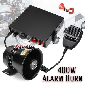 แตรเตือนภัยรถยนต์ 12V 400W 150dB 9 เสียง พร้อมไมโครโฟน ลำโพง PA แจ้งเตือน/บันทึกเสียง กระดิ่งอิเล็กทรอนิกส์ ปรับระดับเสียงได้ - Product Image 1