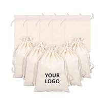 Bolsa Ecológica Personalizada al por Mayor con Cordón de Cuerda de Algodón Natural, Embalaje Reciclable para Zapatos, Compras, Color y Logotipo Personalizados