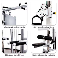 Machine de musculation multifonction tout-en-un Smith avec poulies doubles réglables, machine à squats en acier tubulaire Tornado Fitness